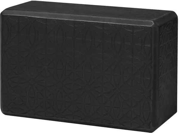 Gaiam Geprägter Yogablock Schwarz